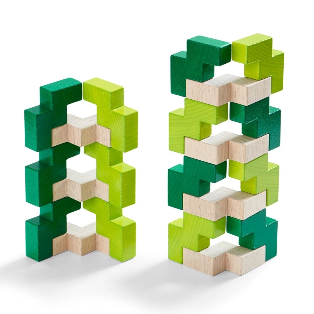 3D Viridis Wooden Blocks